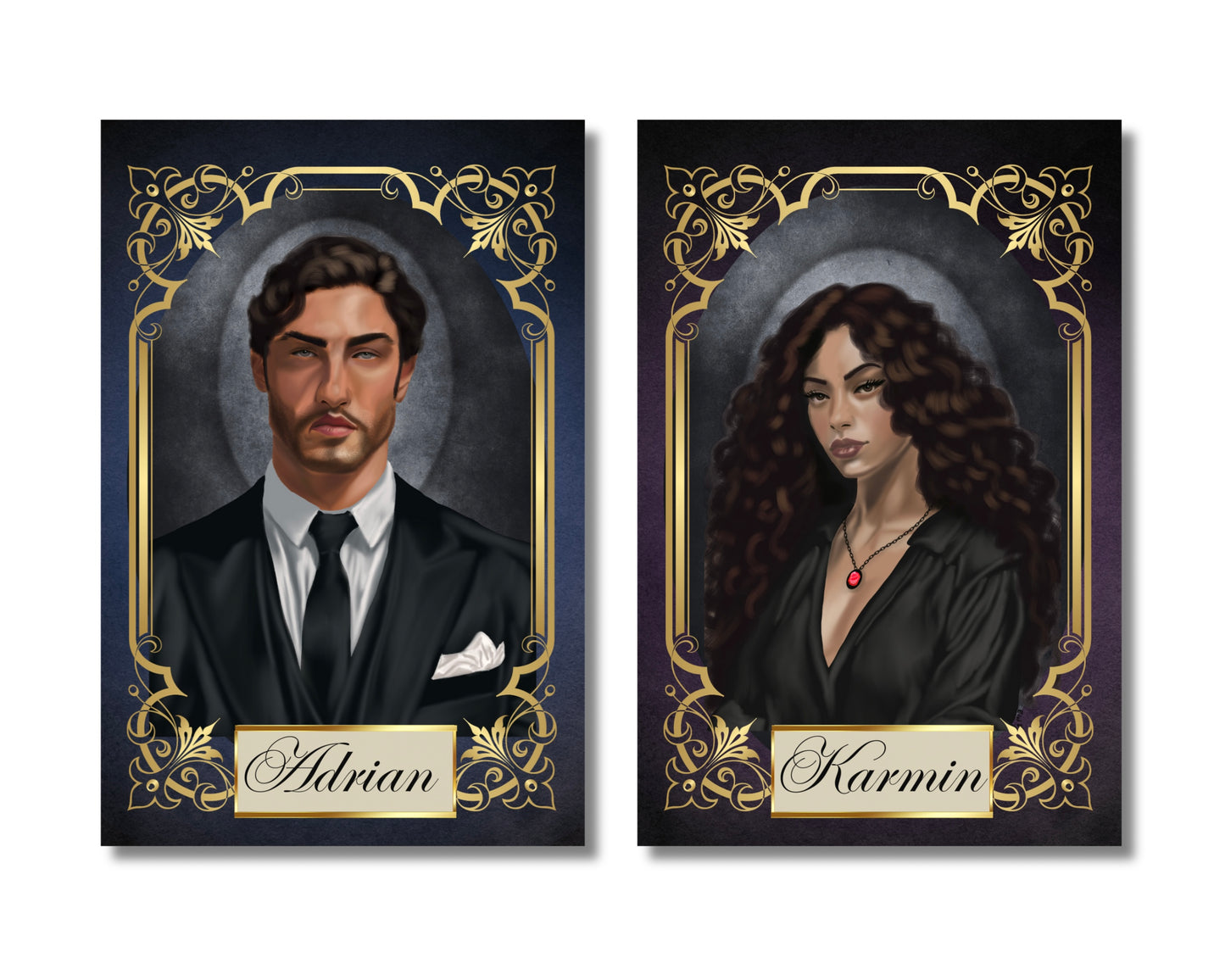 Foiled Character Cards (Pair)