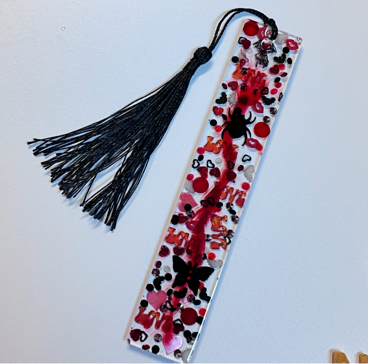 Vampire Romance Resin Bookmark