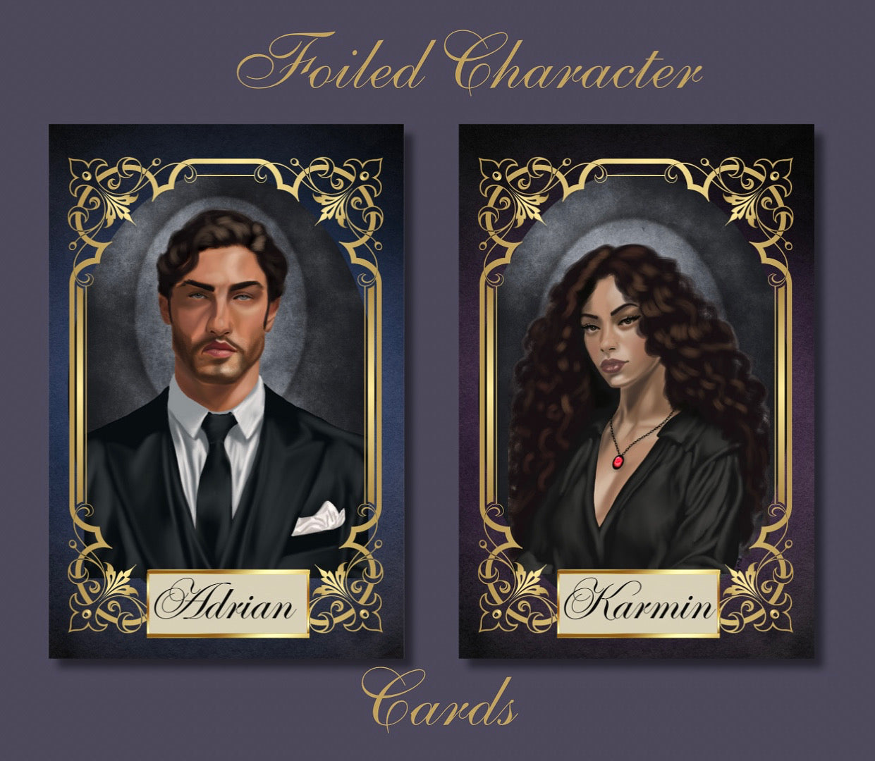 Foiled Character Cards (Pair)